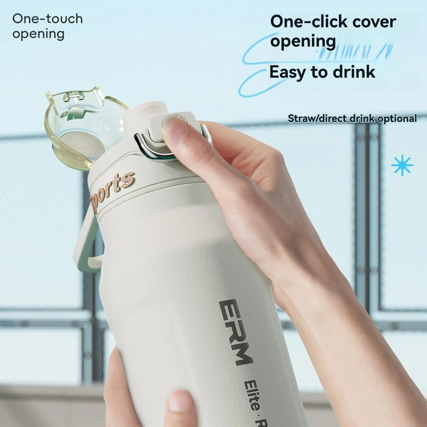 1.5L Stainless Steel Insulated Water Bottle Double Wall Vacuum