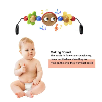 Baby Spiral Rattle Play Arch - Stroller Car Seat Hanging Toy