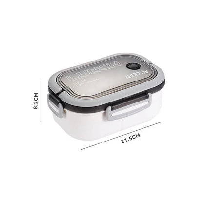 Portable Lunch Box Set - Single/Double Layer Food Container with Utensils