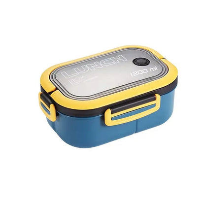Portable Lunch Box Set - Single/Double Layer Food Container with Utensils