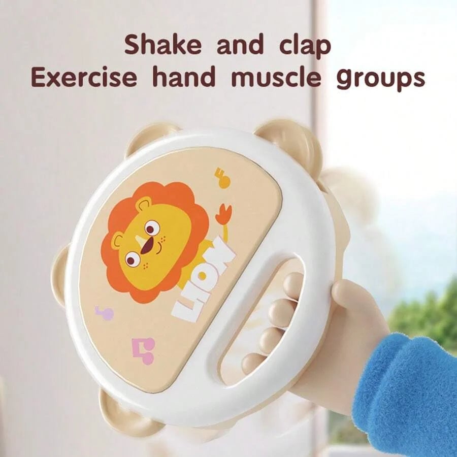 Handheld Baby Tambourine - Delicate Percussion Instrument for Kids