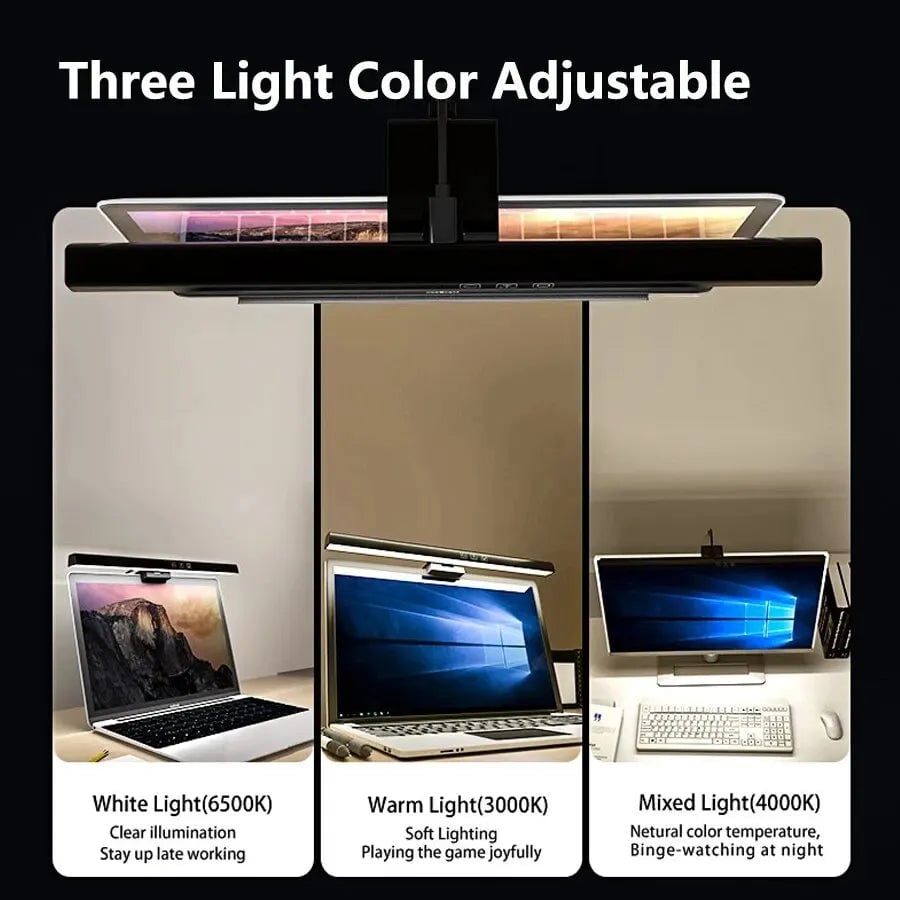 LED Monitor Light Bar 33cm/50cm Dimmable Screen Lamp USB Powered