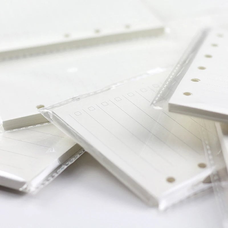 A5 A6 A7 Spiral Notebook Refill Pages 45 Sheets Line Dot Grid Paper