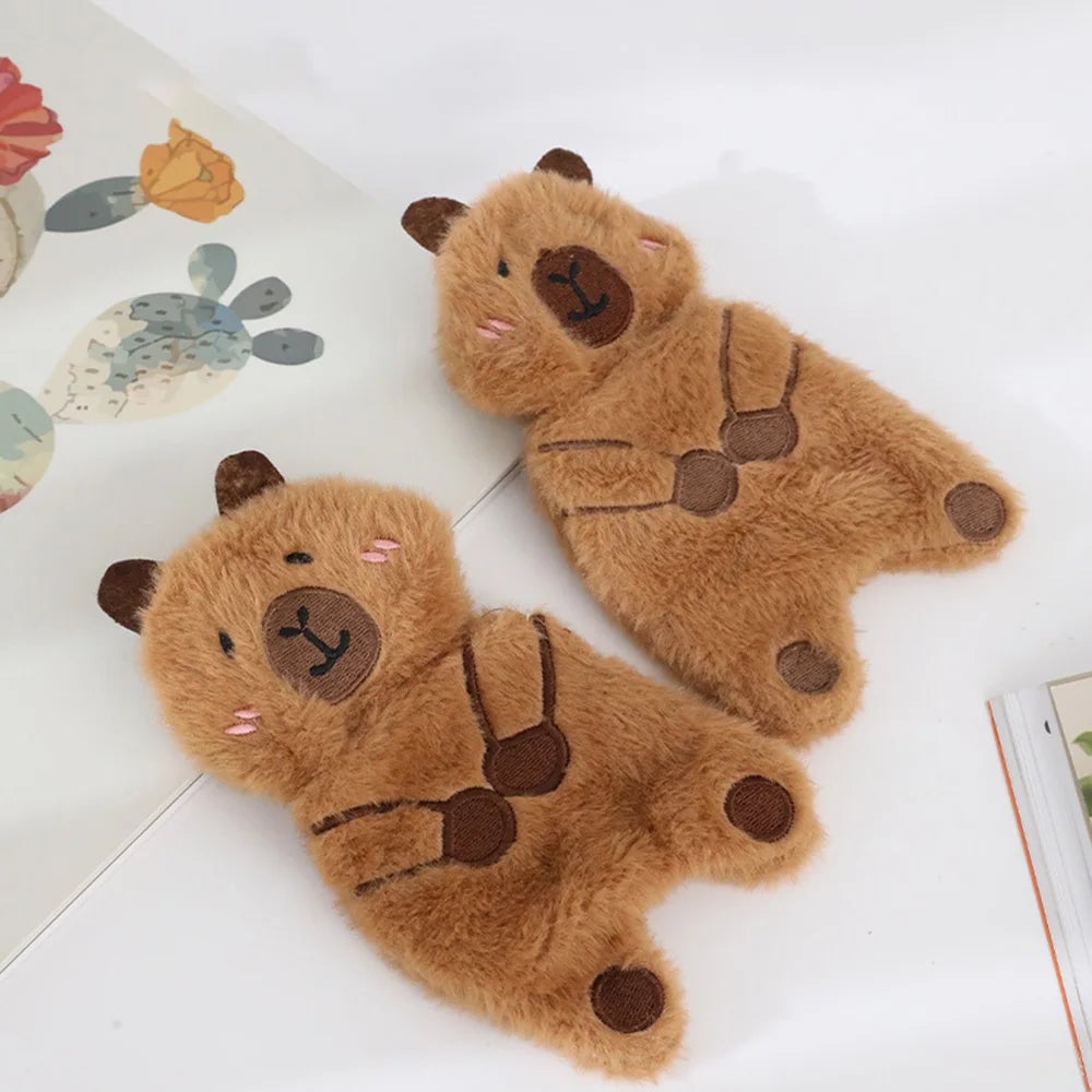 Plush Bear Dog Toy - Durable Chew with Double Squeakers Pet Toy