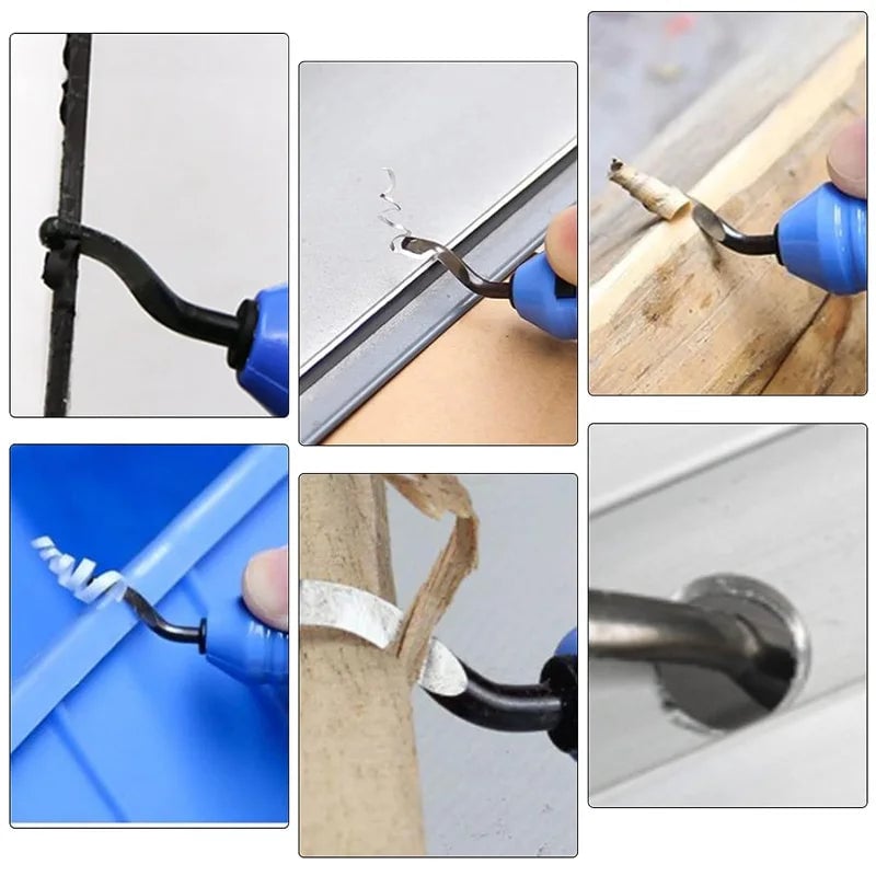 HSS Hand Deburring Scraper - Rotary Burr Remover Tool Multi-Material