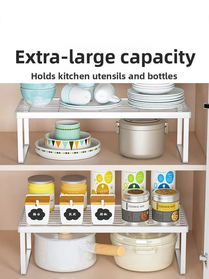 Multi-Layer Kitchen Countertop Organizer Spice Rack Storage Shelf