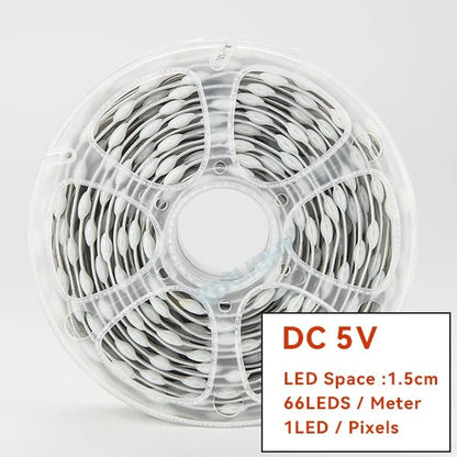 WS2811 RGBIC LED Strip 12V/5V Addressable Christmas Fairy Lights