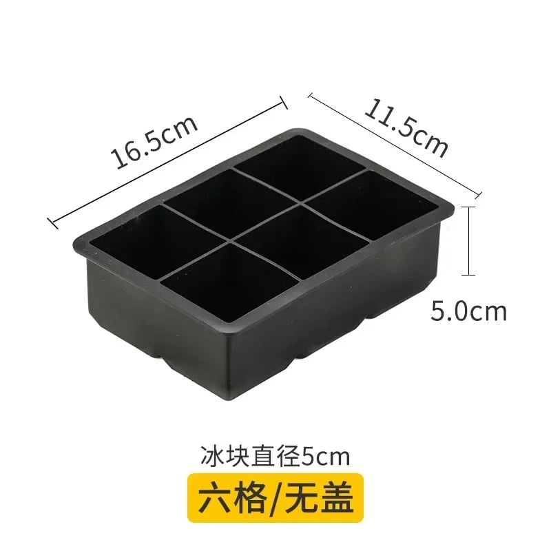 Food Grade Silicone Ice Cube Mold - Round Square Ball Ice Tray