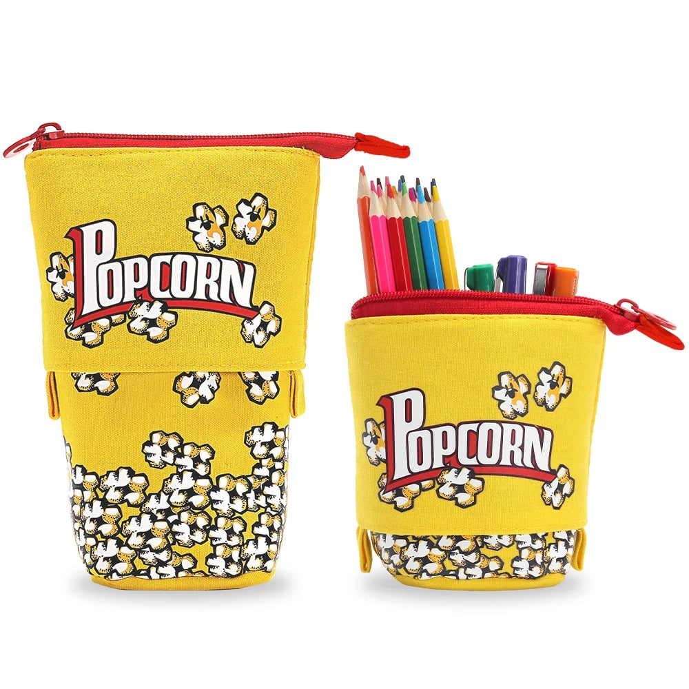 Telescopic Standing Pencil Case - Kawaii Spacious Portable Holder