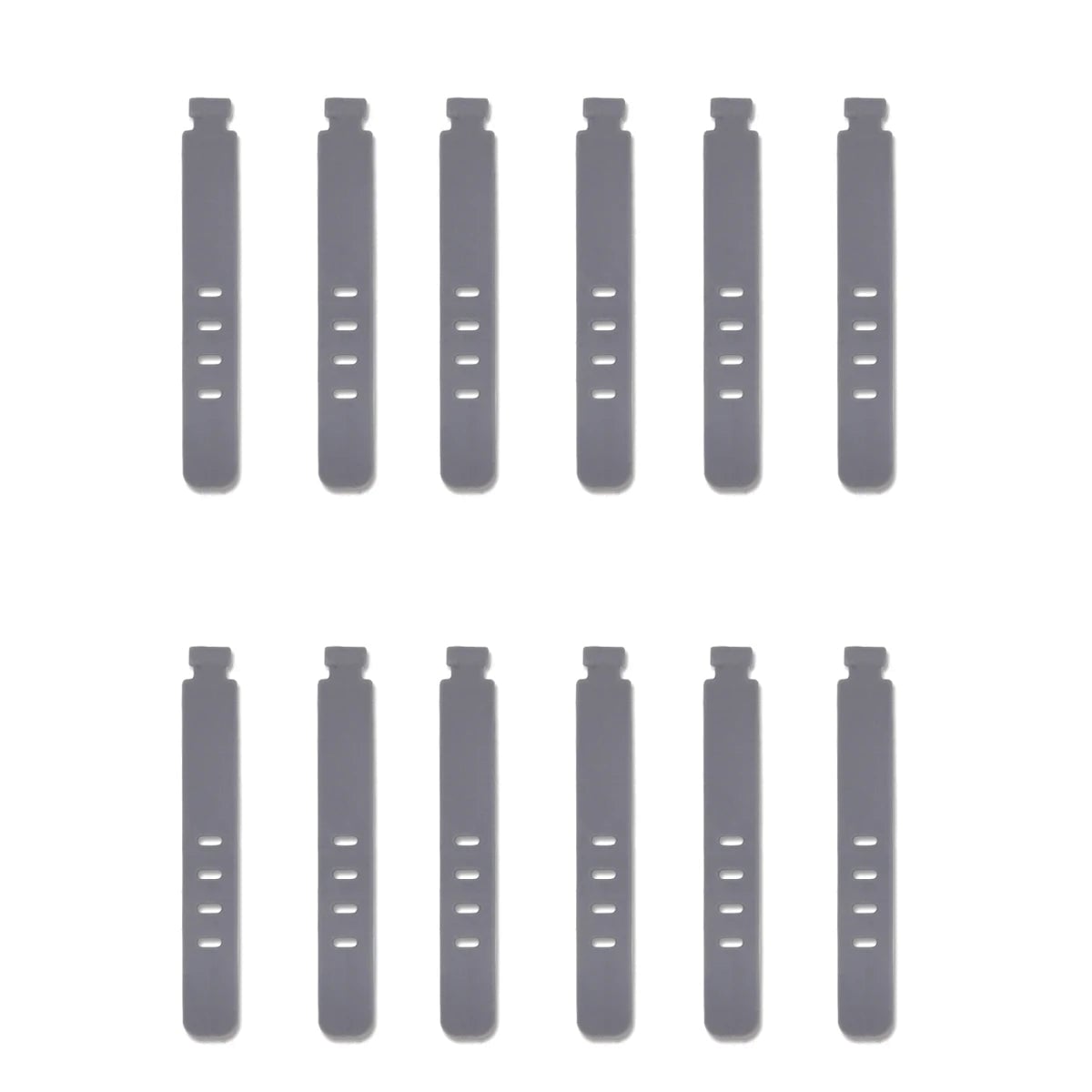 20PCS Silicone Cable Ties Reusable Wire Organizer Cord Holder Straps