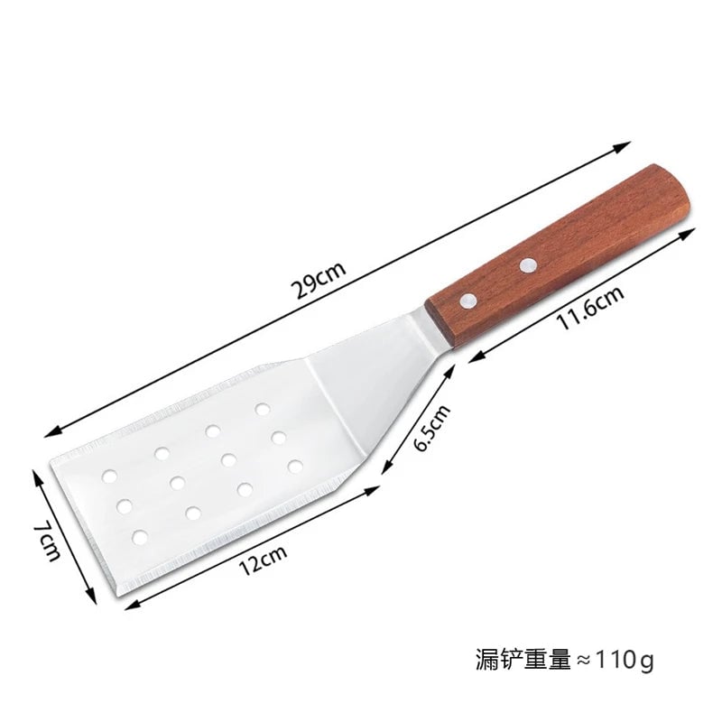 Stainless Steel Non-Stick BBQ Spatula & Grill Scraper Tool