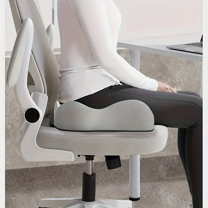 3-Zone Memory Foam Lumbar Support Cushion - Ergonomic Posture Corrector