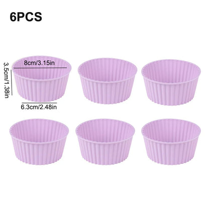 Silicone Air Fryer Cake Mold - Reusable Oven Baking Bowl Pudding