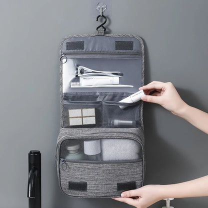 Oxford Fabric Waterproof Hanging Travel Toiletry Organizer Bag