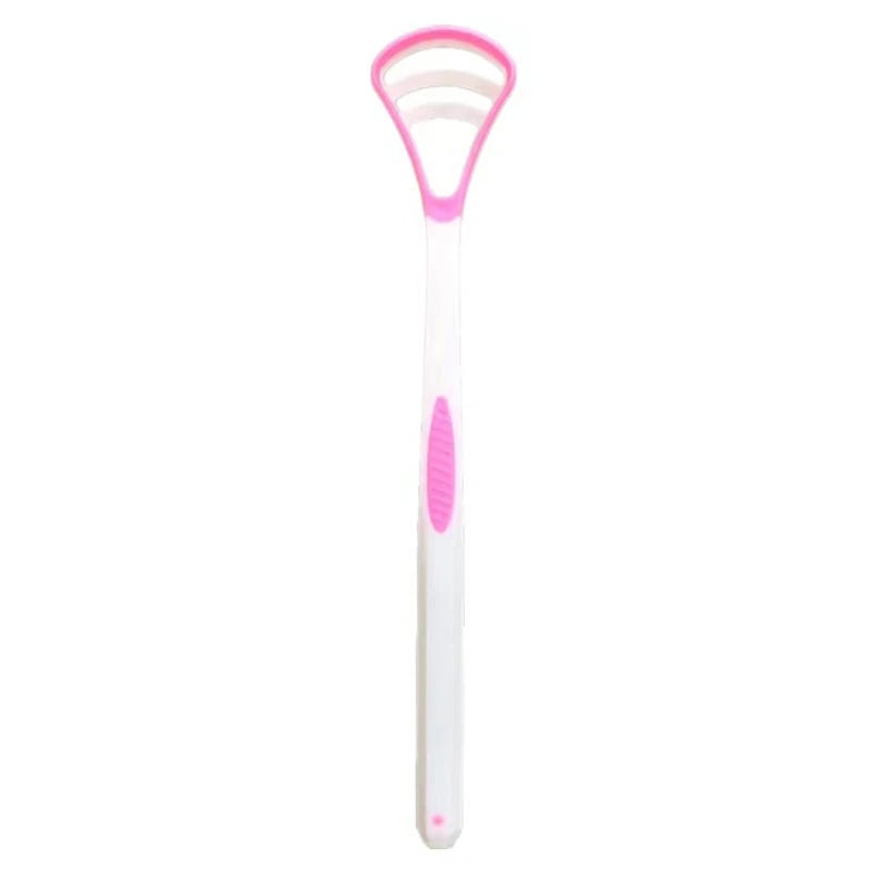 Silicone Tongue Scraper Double-Sided Ergonomic Handle Oral Hygiene