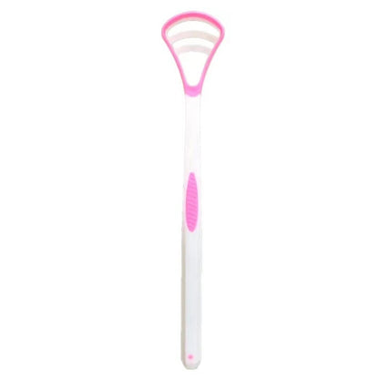 Silicone Tongue Scraper Double-Sided Ergonomic Handle Oral Hygiene