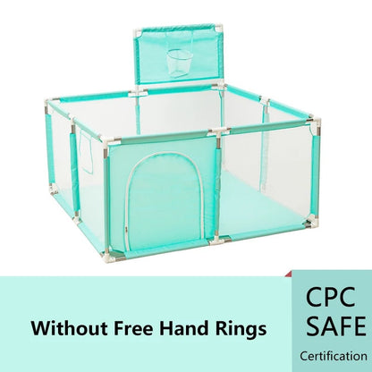 Large Indoor Baby Playpen Safety Barrier Fence Corralito Groundbox