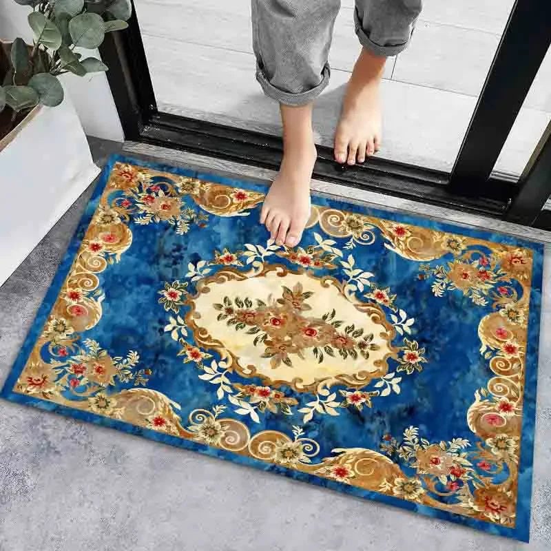 Super Absorbent Anti-Slip Door Mat - Modern Bathroom Floor Carpet