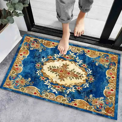 Super Absorbent Anti-Slip Door Mat - Modern Bathroom Floor Carpet
