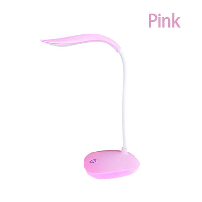 USB Rechargeable LED Desk Lamp Touch Dimming Eye Protection Office