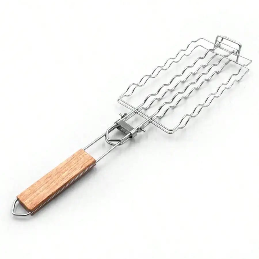Compact Chrome-Plated Steel BBQ Grill Grate - Professional Cooking