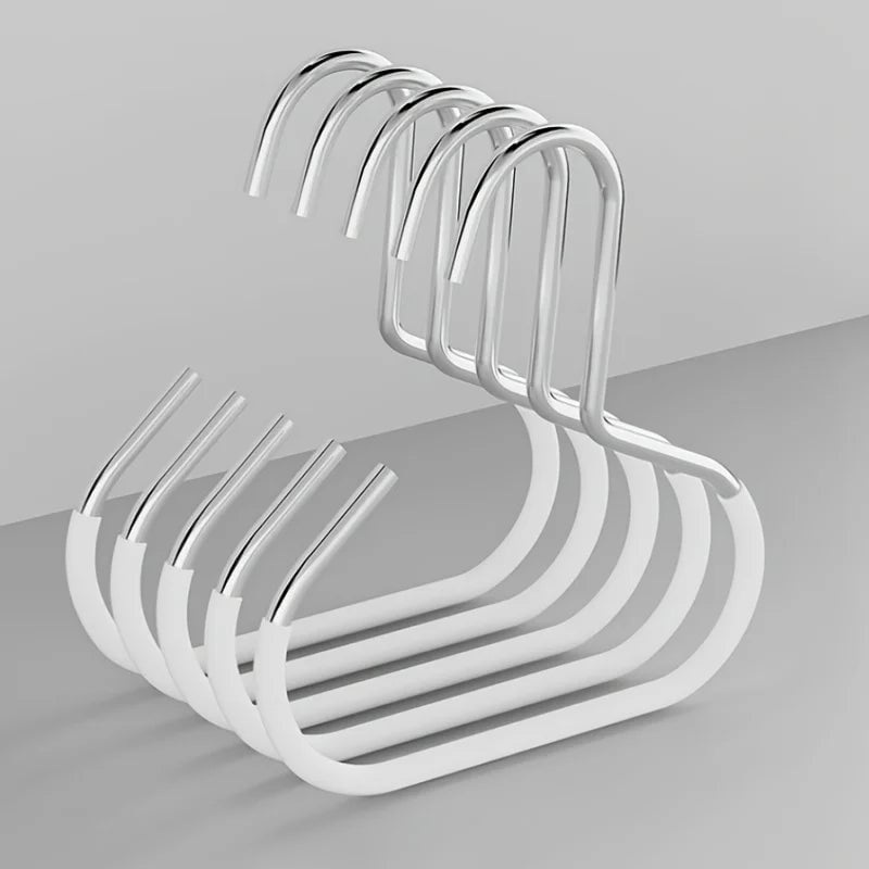 5pcs Metal Storage Hooks - Hat Scarf Belt Bra Bag Organizer