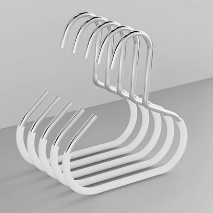 5pcs Metal Storage Hooks - Hat Scarf Belt Bra Bag Organizer