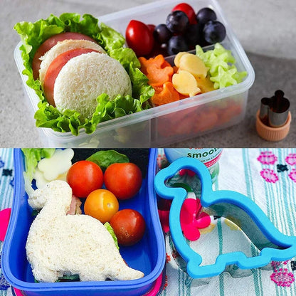 Kids Sandwich Cutters Set Heart Star Mickey Shape Bread Toast Molds