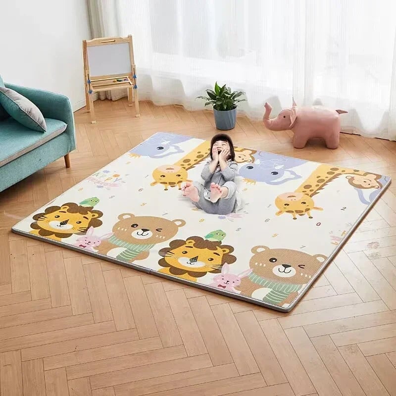 Non-Toxic EPE Baby Crawling Play Mat Activity Gym Carpet Game Rug