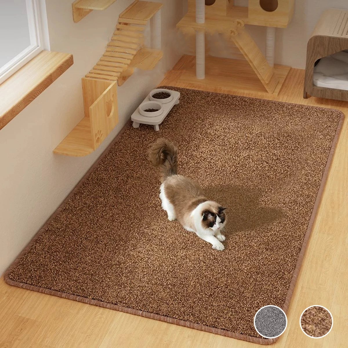Large Non-Slip Cat Scratching Mat Carpet Pet Bed Sofa Protector
