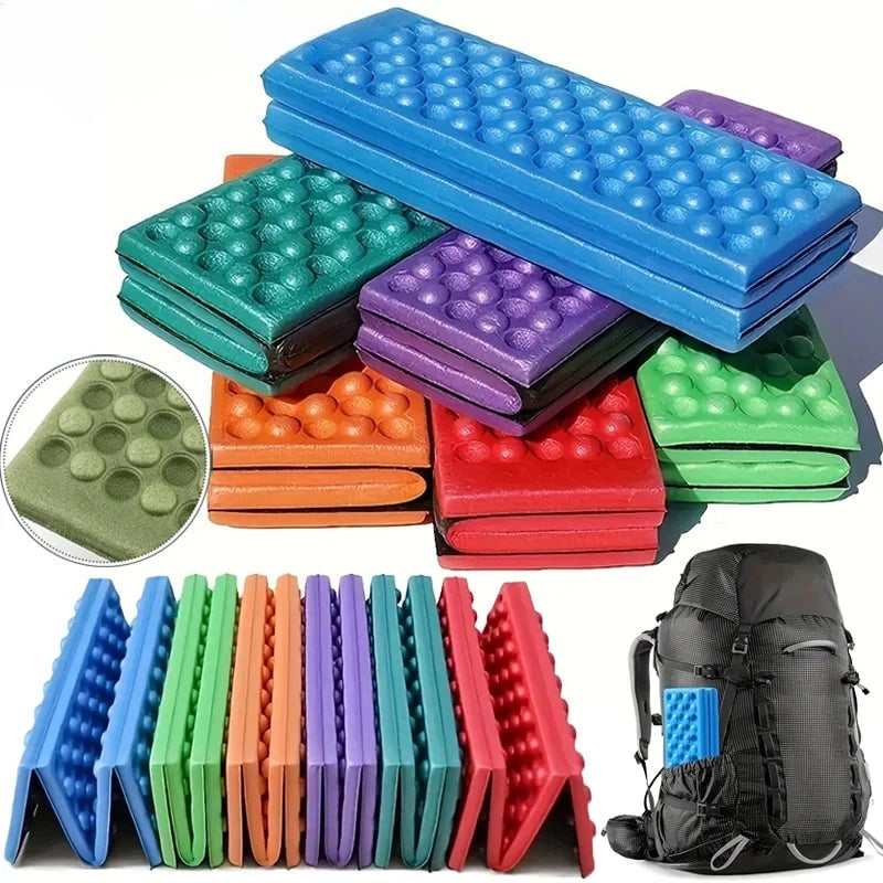 6-Fold XPE Honeycomb Massage Mat Waterproof Camping Cushion Pillow