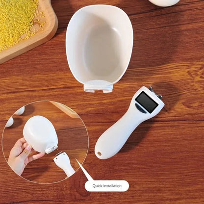 Digital Pet Food Measuring Scoop - Electronic Scale Cup with LED