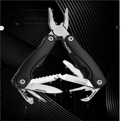 Stainless Steel 9-in-1 Multi Tool Plier for Camping & Survival