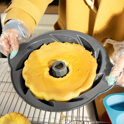 Silicone Cyclone Cake Mold - High Temperature Resistant Baking Pan