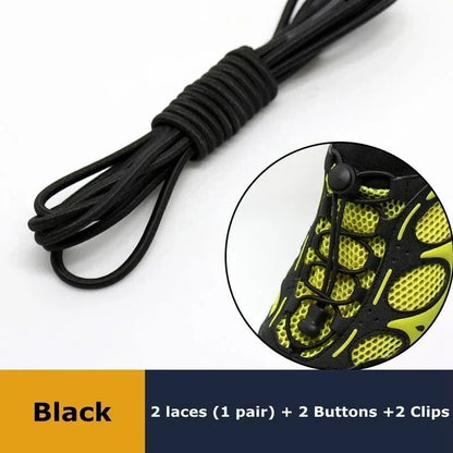 Elastic No Tie Shoelaces with Lock - Stretching Sneaker Hiking