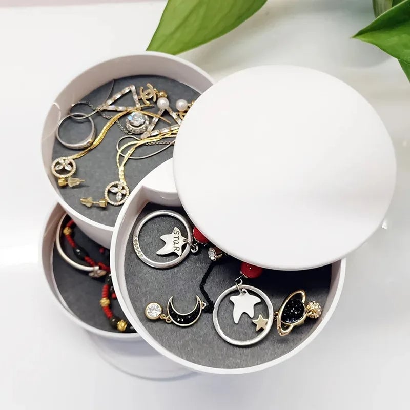 360° Rotating Desktop Organizer - Hair Accessories Jewelry Makeup