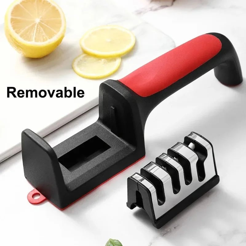 4-Segment Knife Sharpener | Multi-Functional Handheld Sharpening Stone