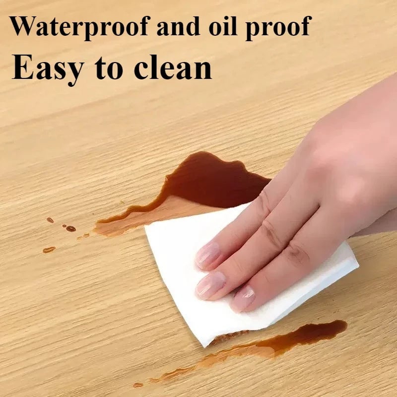 Waterproof Self-Adhesive Wood Grain Peel & Stick Wallpaper Veneer