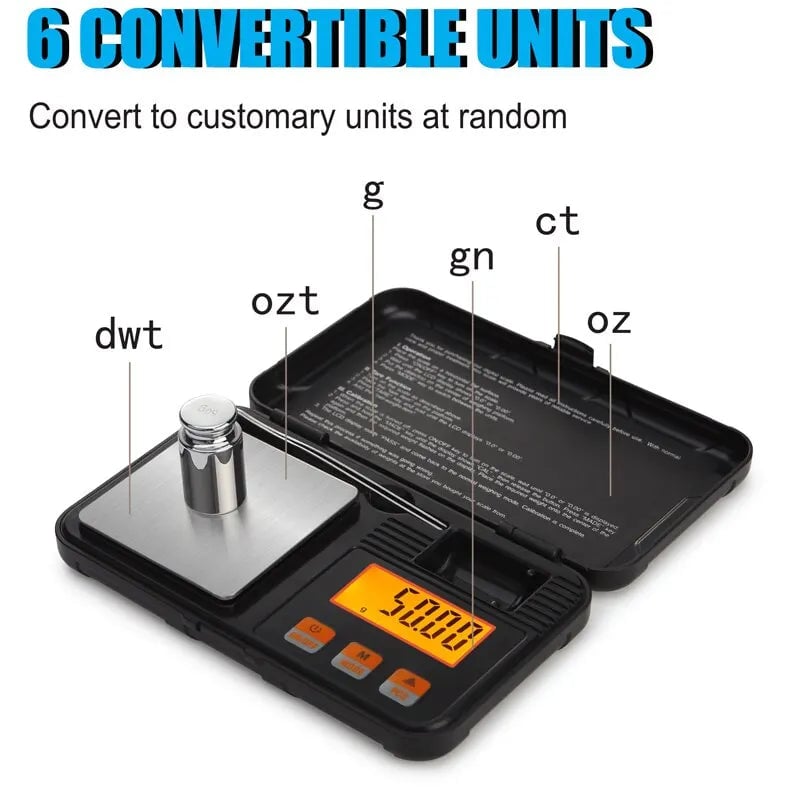 Digital Mini Scale 200g/0.01g Precision Electronic Balance Jewelry