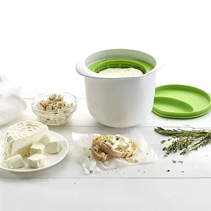 Microwave Silicone Cheese Maker - DIY Fresh Cheese Kit with Filter