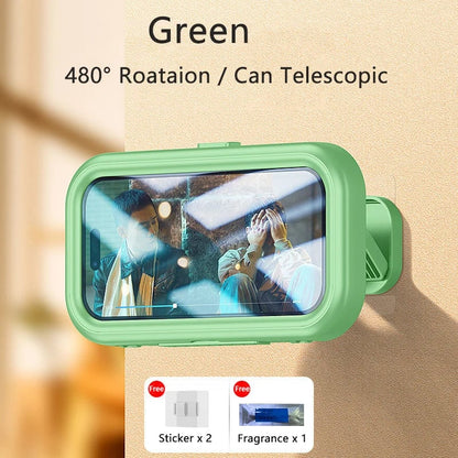 Waterproof Rotating Phone Mount - Adjustable Bathroom Shower Holder