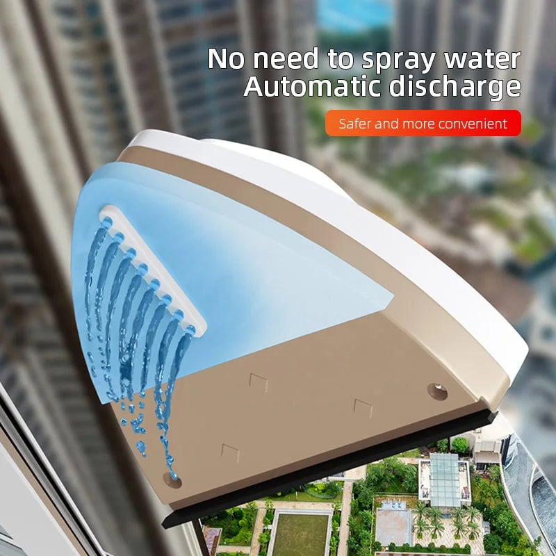 Magnetic Glass Window Cleaning Tool Double Layer Wiper Cleaner