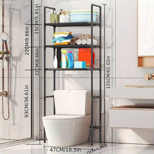 3 Tier Bathroom Storage Rack Above Toilet Shelf Organizer Space Saver