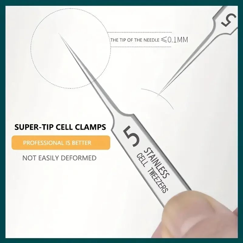 8-Piece Stainless Steel Acne Extraction Tool Kit - Professional