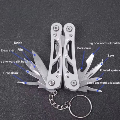 Stainless Steel Multi-Tool Pliers - Folding Camping Survival Tool