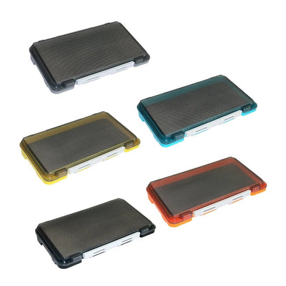 Portable Fishing Tackle Box with Sponge Pad - Multi-Compartment Lure