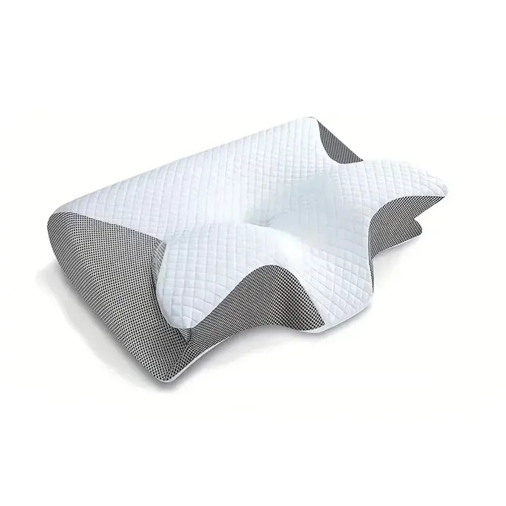 Butterfly Memory Foam Contour Pillow for Neck Pain Relief & Support