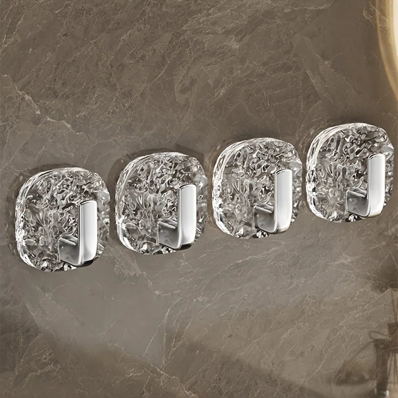 4Pcs Self-Adhesive Multi-Purpose Hooks Kitchen Bathroom Storage
