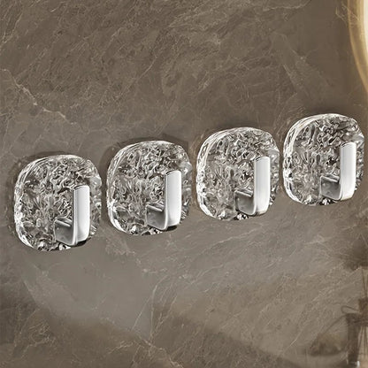 4Pcs Self-Adhesive Multi-Purpose Hooks Kitchen Bathroom Storage