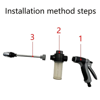 100ml Car Wash Snow Foam Sprayer - High Pressure Water Gun Bottle
